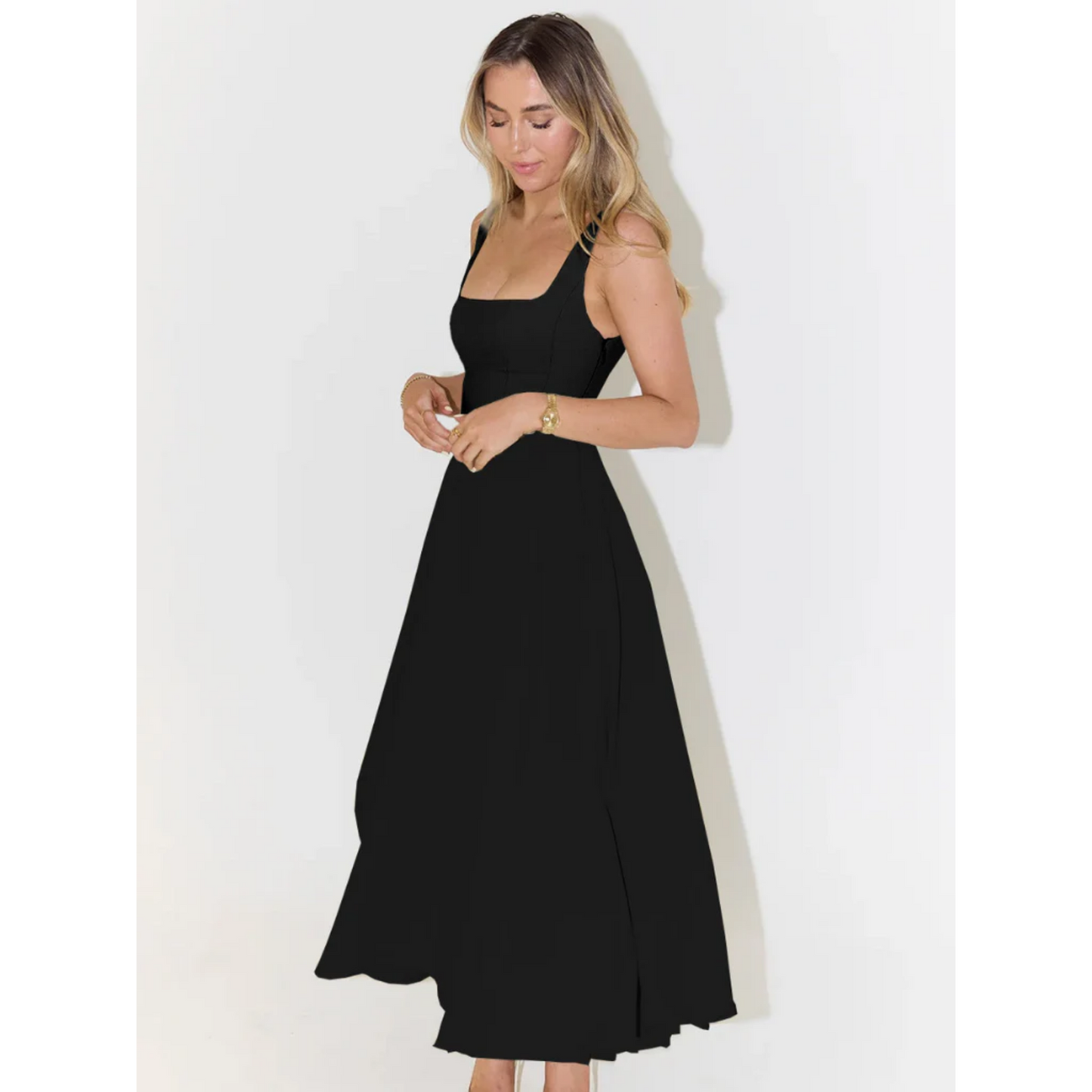 Jazmín | Vestido Midi de Corte Estructural