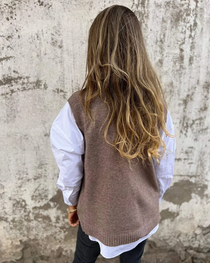 Evelyn | Chaleco de Punto con Estilo