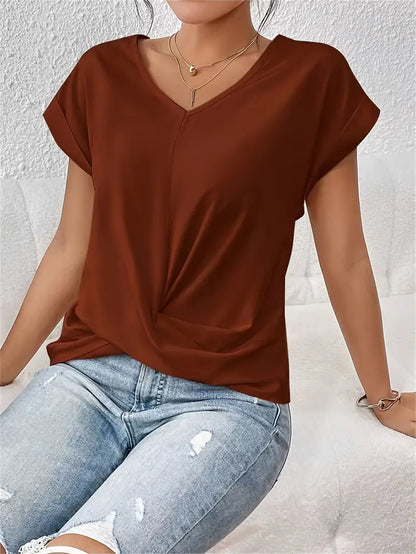 Belle | Top Elegante con Cuello en V