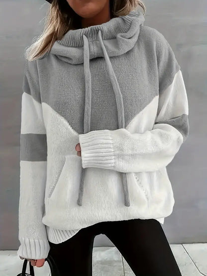 Ríona | Sudadera Capucha Bicolor
