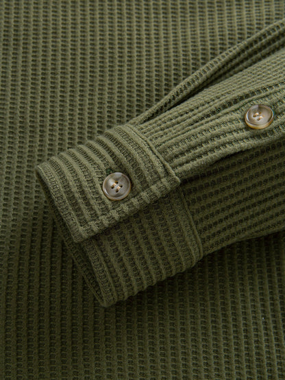 Rodrigo | Camisa de Botones con Textura de Gofre