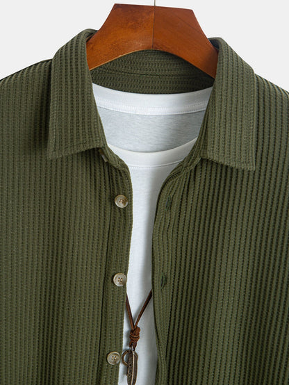 Rodrigo | Camisa de Botones con Textura de Gofre