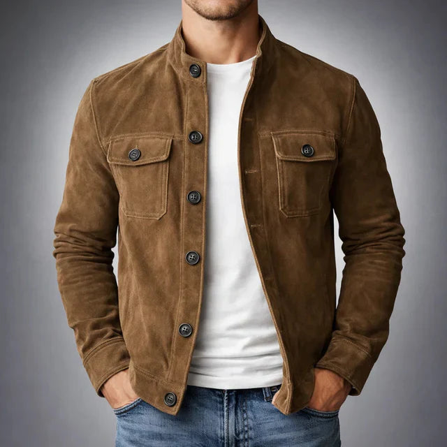 Mateo | Chaqueta Militar Estilo Ante