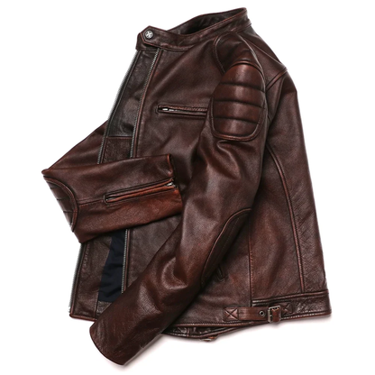 Ramón | Chaqueta Cuero Vintage
