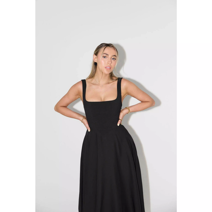 Jazmín | Vestido Midi de Corte Estructural