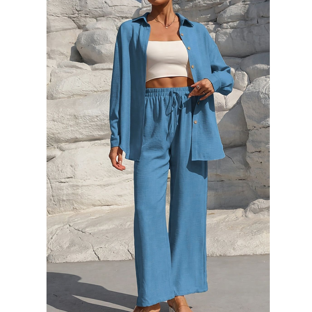 Vanora | Conjunto Blusa y Pantalón Cómodo