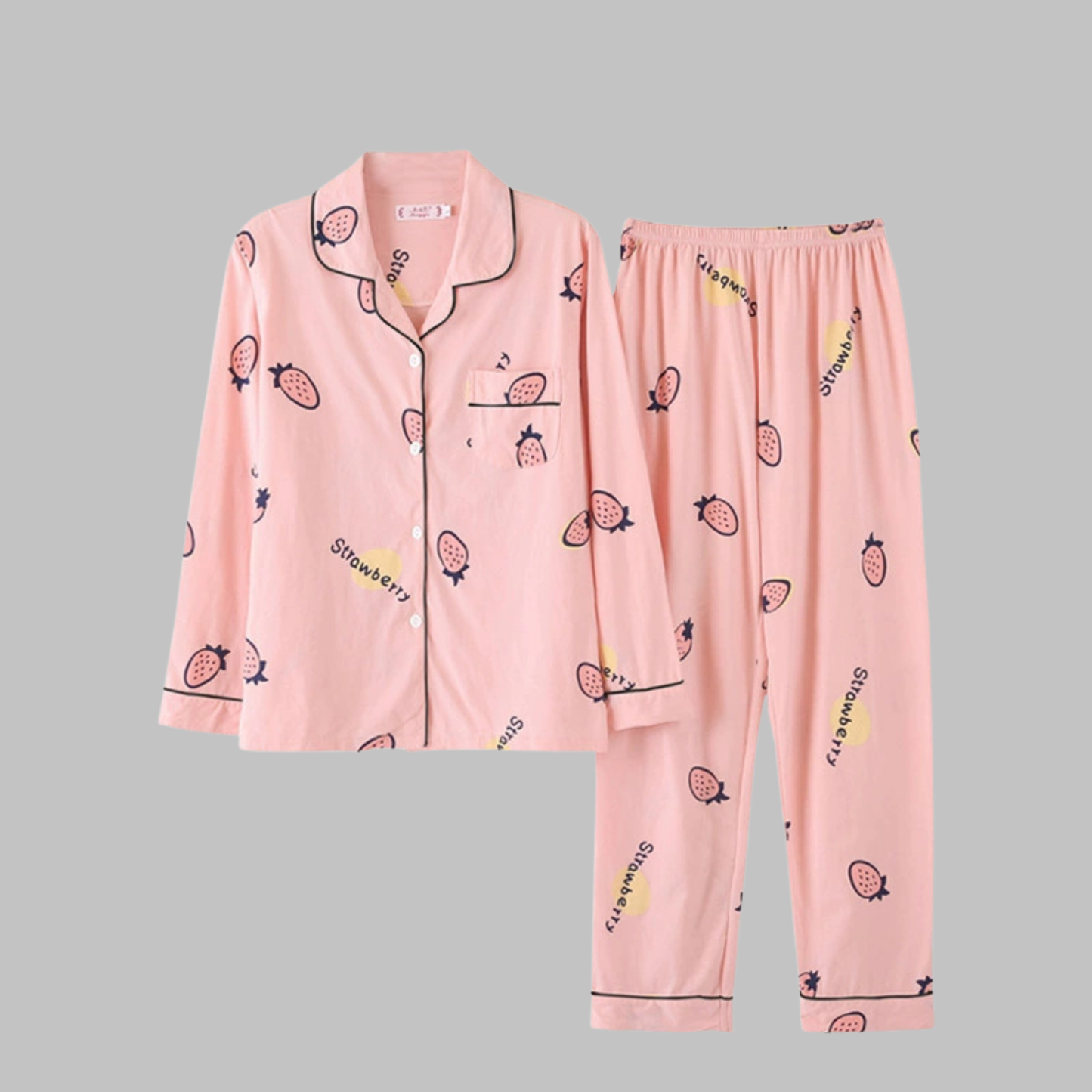 Cosima | Conjunto Acogedor de Top de Manga Larga y Pantalones