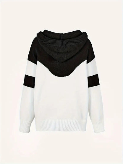 Ríona | Sudadera Capucha Bicolor