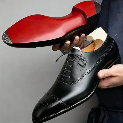Oxford | Zapatos Brogue Clásicos de Piel