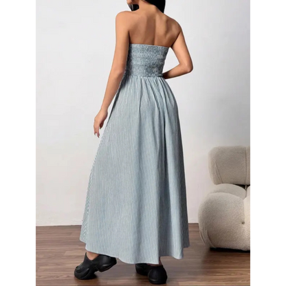 Trelly | Vestido Maxi Tubo Rayas Verano