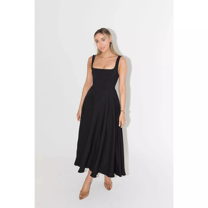Jazmín | Vestido Midi de Corte Estructural