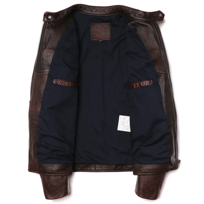Ramón | Chaqueta Cuero Vintage
