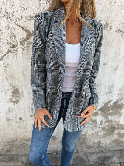 Lucinda | Blazer Clásico de Cuadros