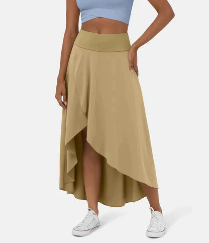 Amelie | Falda Midi Capeada Elegante