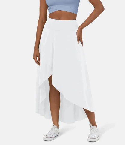 Amelie | Falda Midi Capeada Elegante