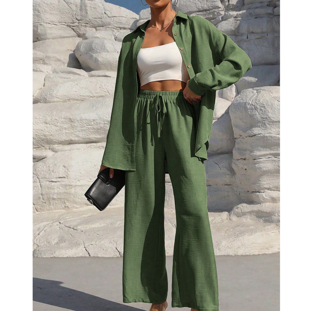 Vanora | Conjunto Blusa y Pantalón Cómodo