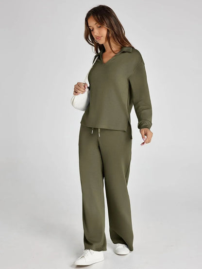 Renée | Conjunto Minimalista Acogedor de Dos Piezas