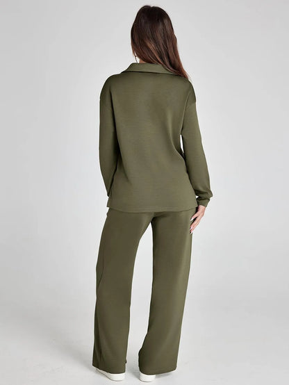 Renée | Conjunto Minimalista Acogedor de Dos Piezas