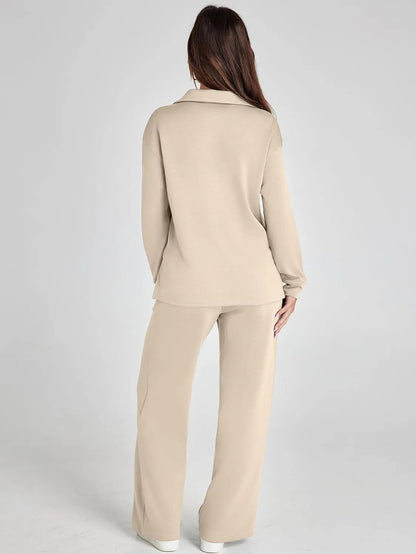 Renée | Conjunto Minimalista Acogedor de Dos Piezas
