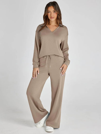 Renée | Conjunto Minimalista Acogedor de Dos Piezas