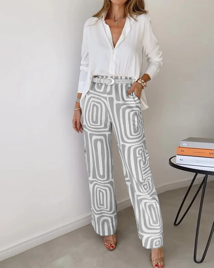 Arena | Conjunto Elegante Pantalón Blusa