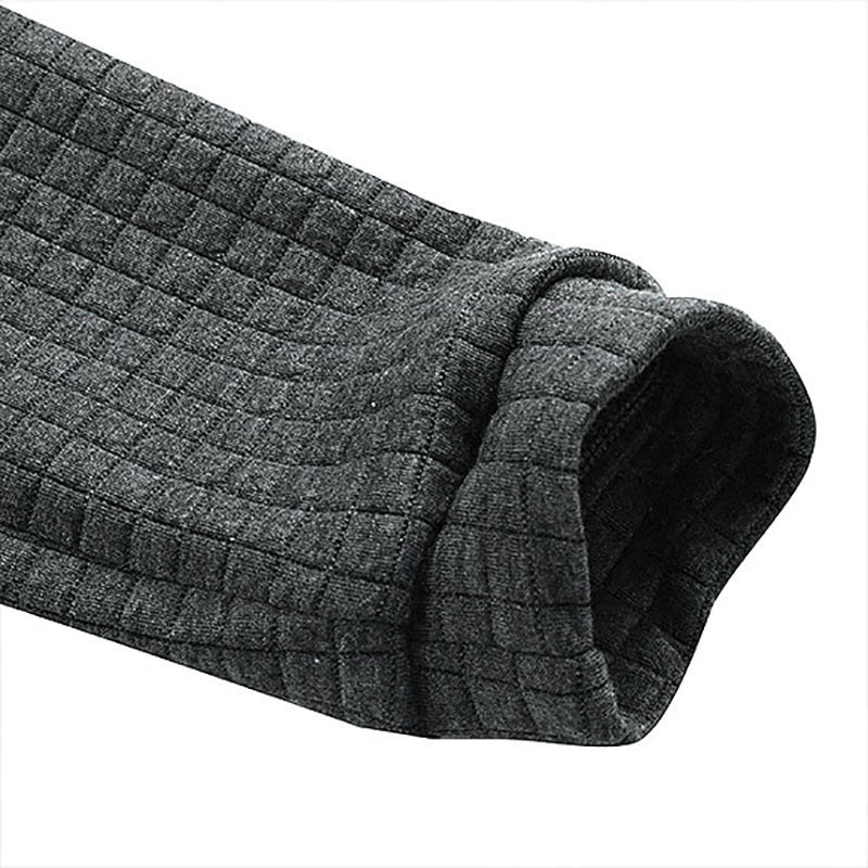 Anthony | Sudadera de manga larga con capucha acolchada waffle