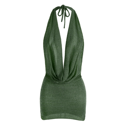 Duna | Vestido Mini Sin Espalda Escote en V