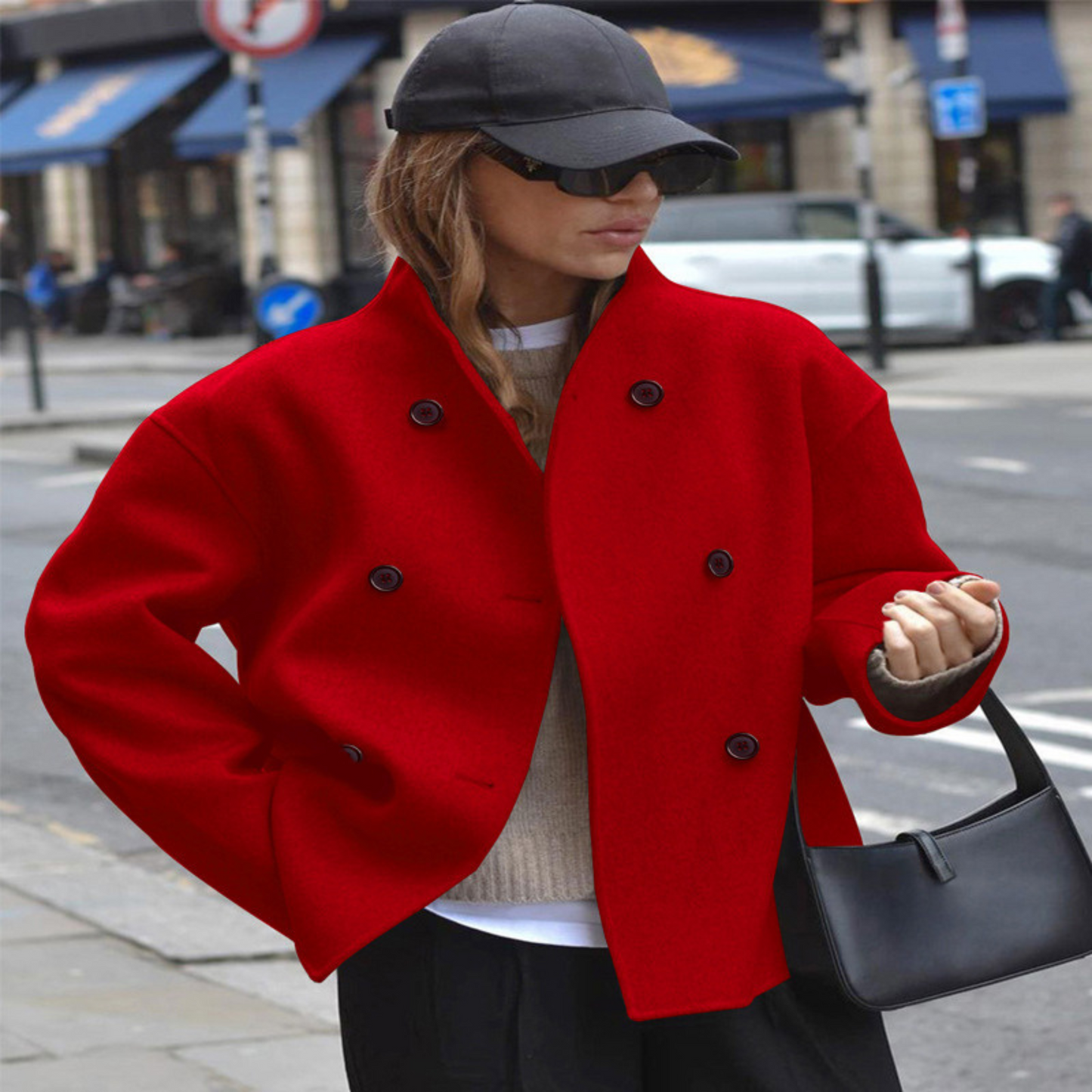 Clara | Abrigo con Cuello Alto