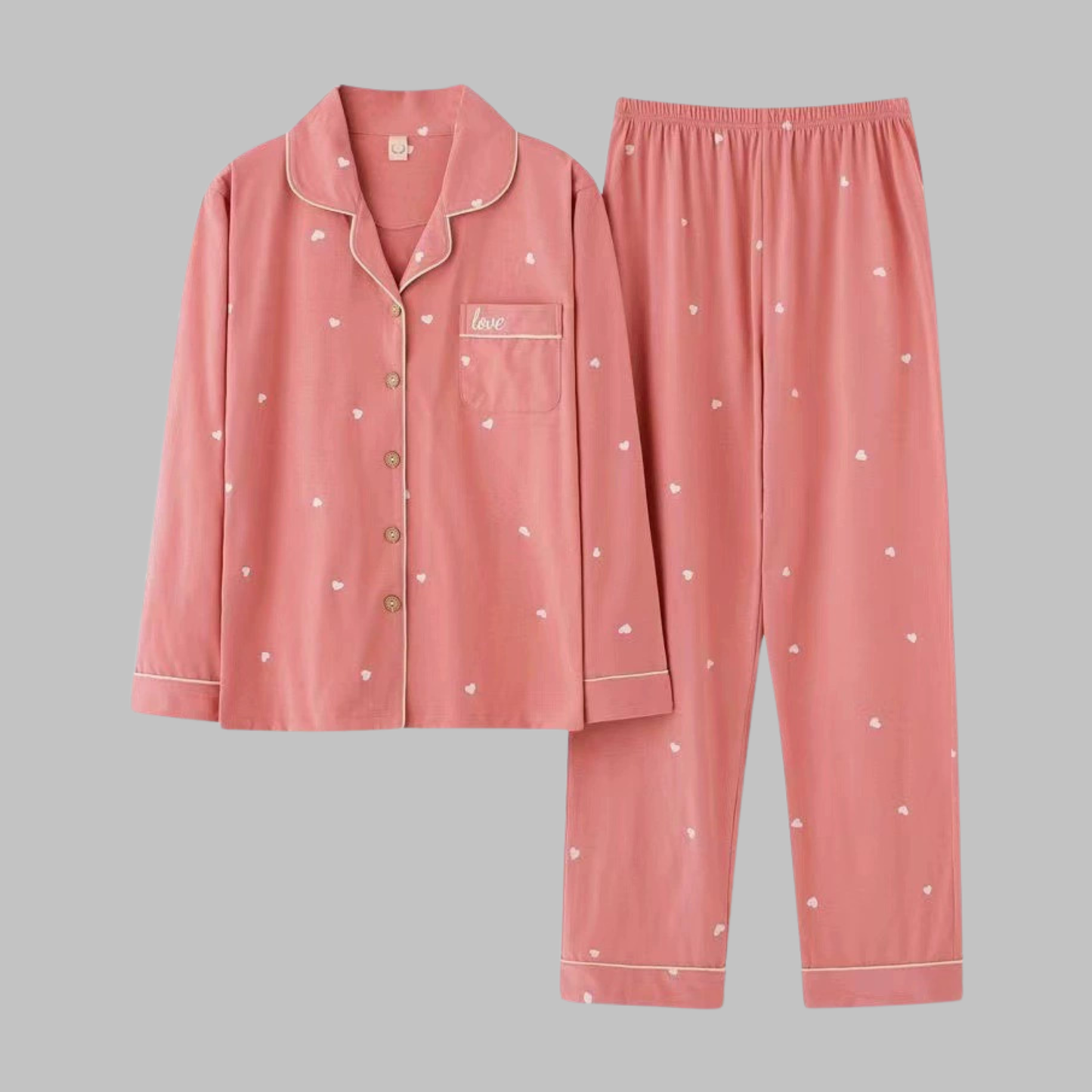 Cosima | Conjunto Acogedor de Top de Manga Larga y Pantalones