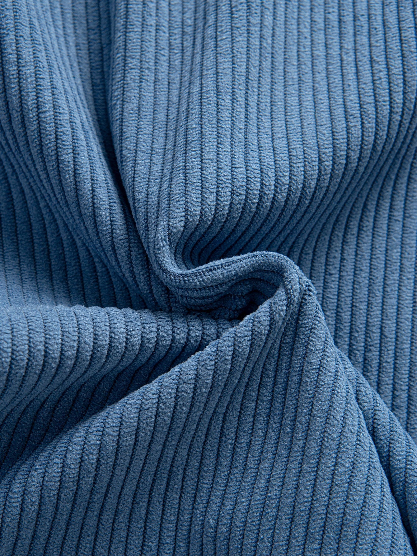 Sudadera con Capucha de Pana de Contraste