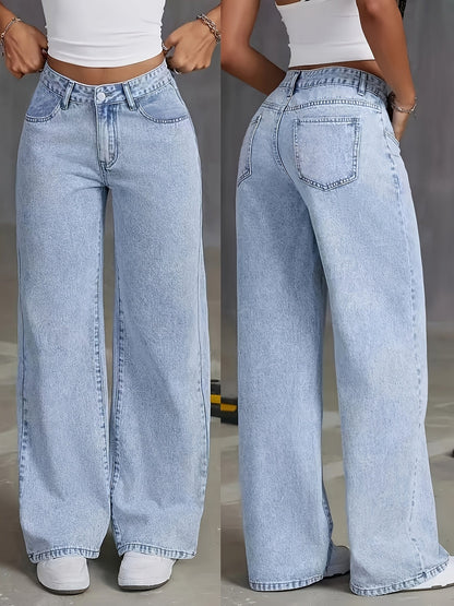 Philippa | Denim de Talle Alto Moderno