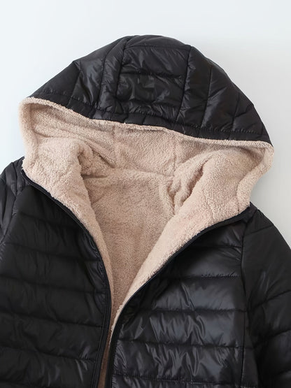 VICKY | Chaqueta Acolchada Forrada de Forro Polar Acogedora