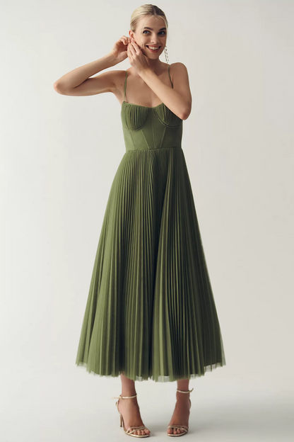 Bali | Vestido midi con corsé