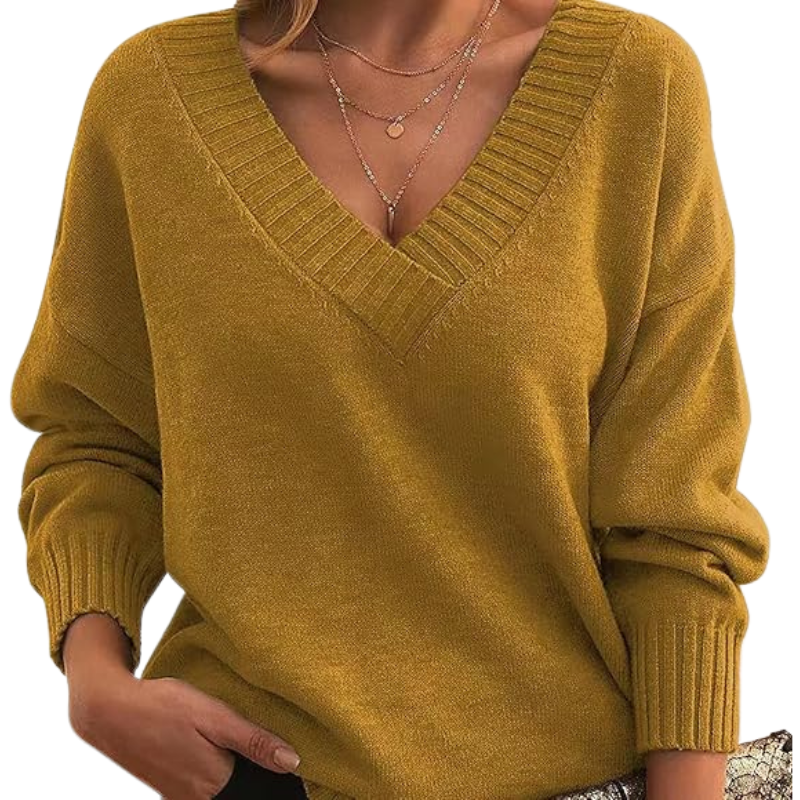 Lillian | Jersey Ligero con Cuello en V