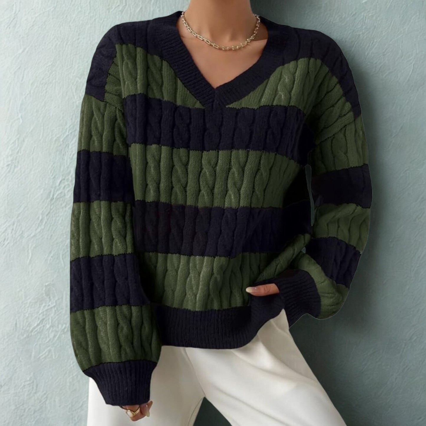 Morta | Jersey Cómodo de Cuello Pico