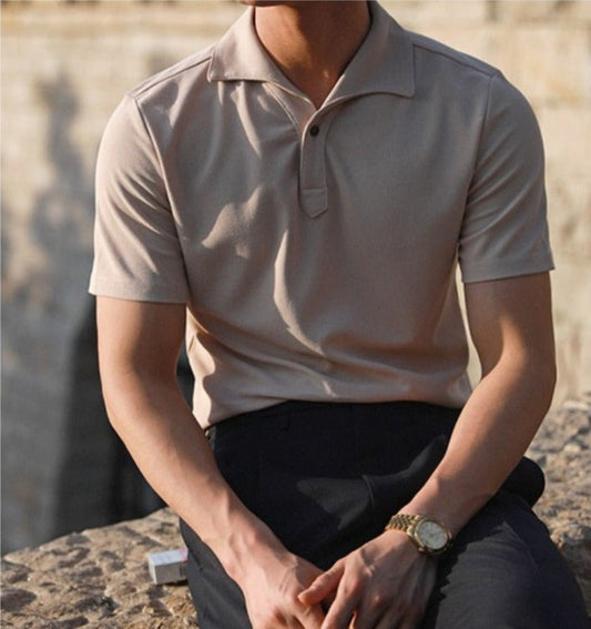 Portofino | Polo de Algodón con Cuello de Una Pieza