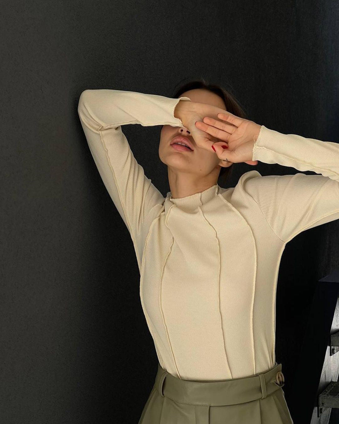 Rose | Top Básico de Manga Larga