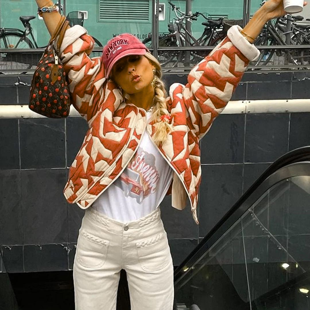 NICOLE | Chaqueta Estampada Moderna