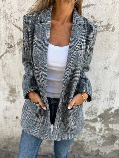 Lucinda | Blazer Clásico de Cuadros