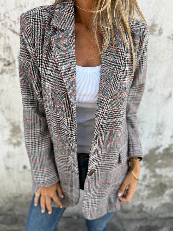 Lucinda | Blazer Clásico de Cuadros