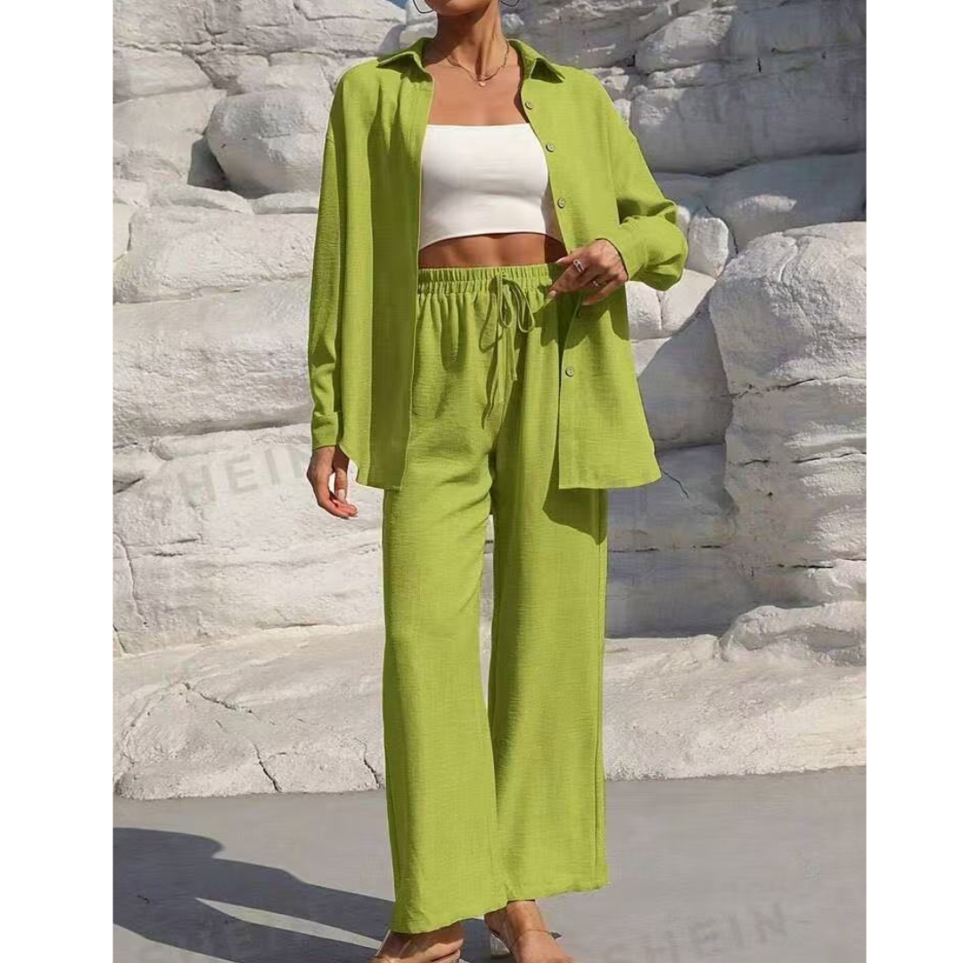 Vanora | Conjunto Blusa y Pantalón Cómodo