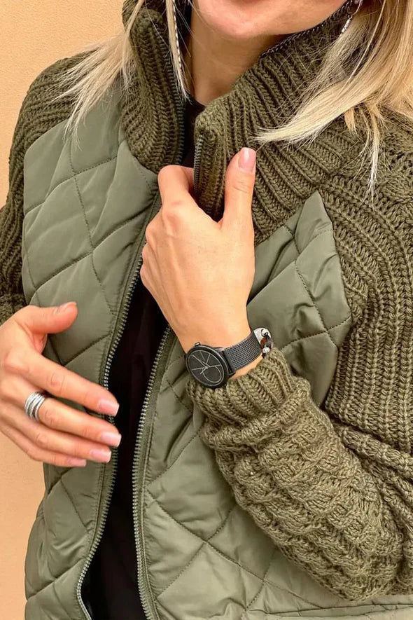 REINA | Chaqueta de Punto Acolchada