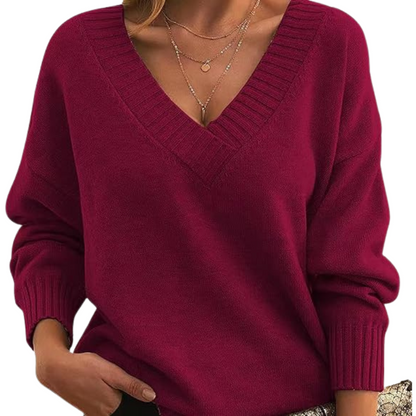 Lillian | Jersey Ligero con Cuello en V