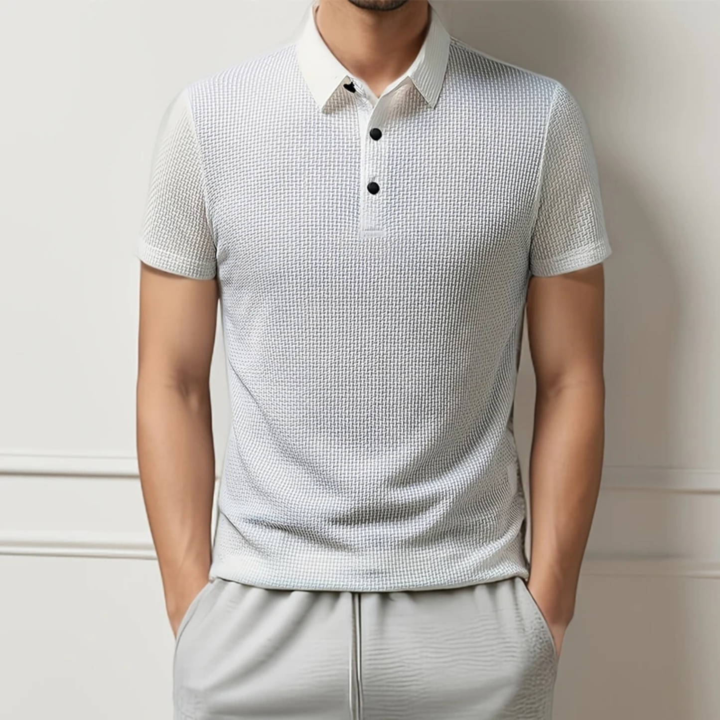 Silvio | Polo Waffle Slim Fit