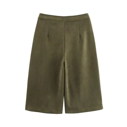 Carolina | Pantalón Oversized Estilo Ante