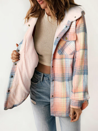 HANNAH | Chaqueta de Cuadros Elegante