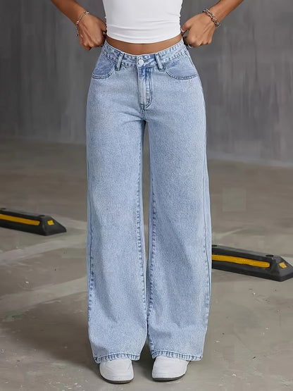 Philippa | Denim de Talle Alto Moderno