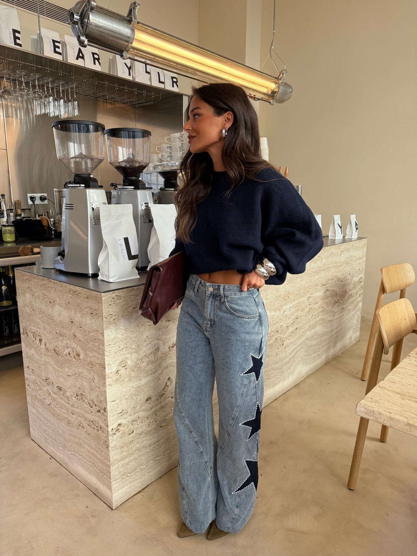 Stella | Vaqueros con Detalles de Estrellas