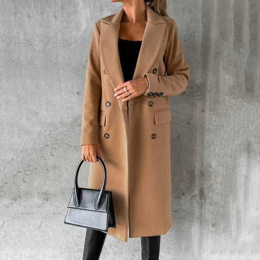 Abrigo Trench de Lana | Elegancia Urbana