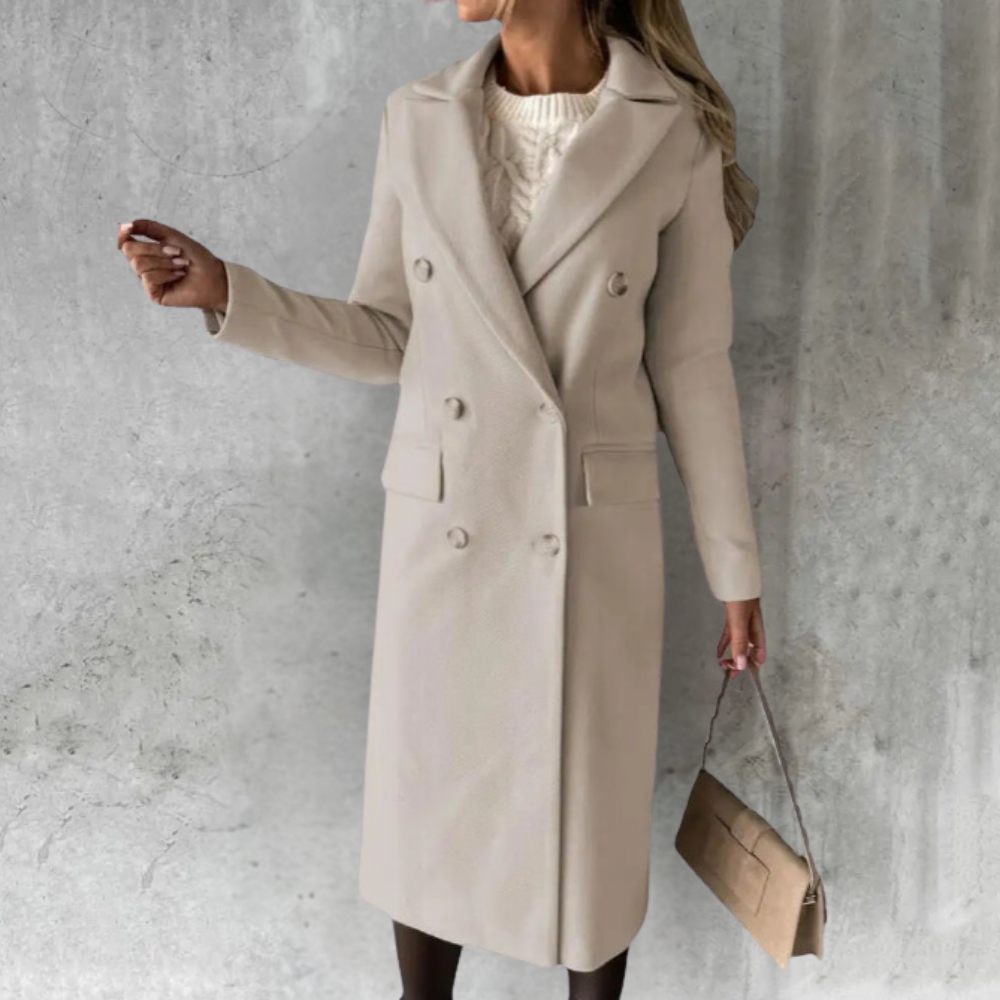 Abrigo Trench de Lana | Elegancia Urbana